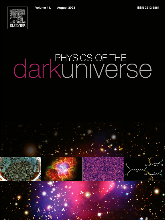 Go to journal home page - Physics of the Dark Universe